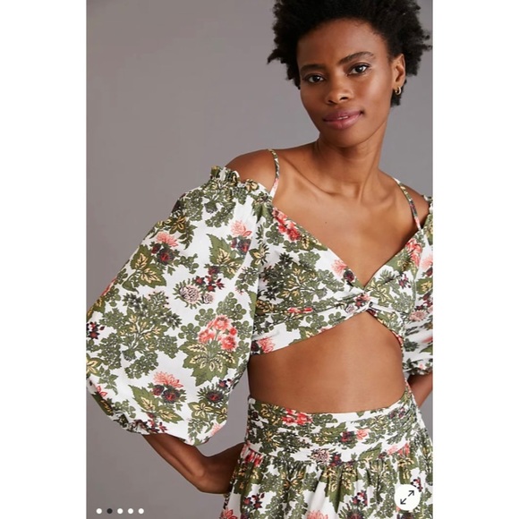 NEW! Anthropologie Forever That Girl Printed Skirt Set - Picture 2 of 14